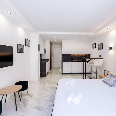 Large Studio - 50M Cannes Beach - Terrace Sea View 외부 사진