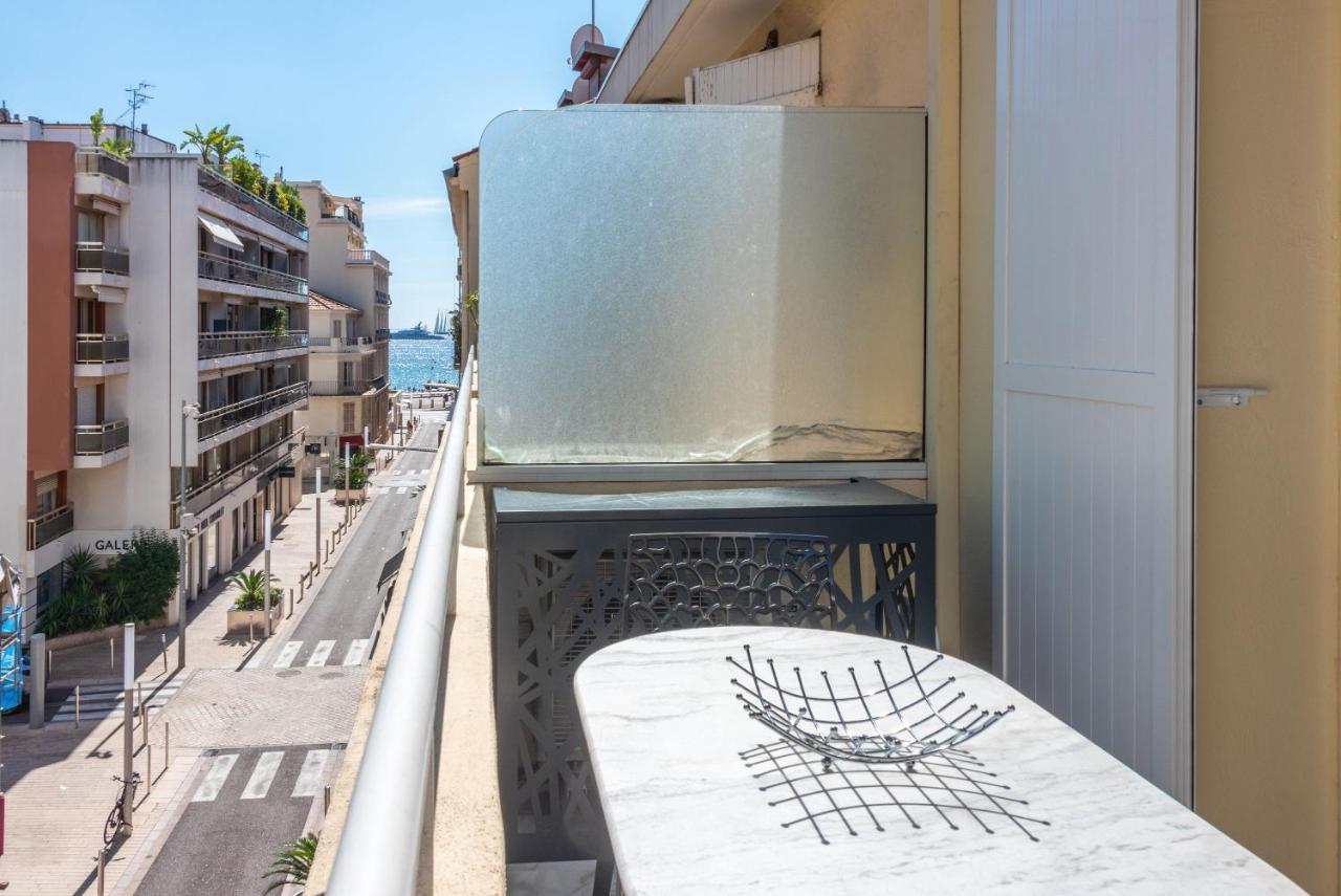 Large Studio - 50M Cannes Beach - Terrace Sea View 외부 사진