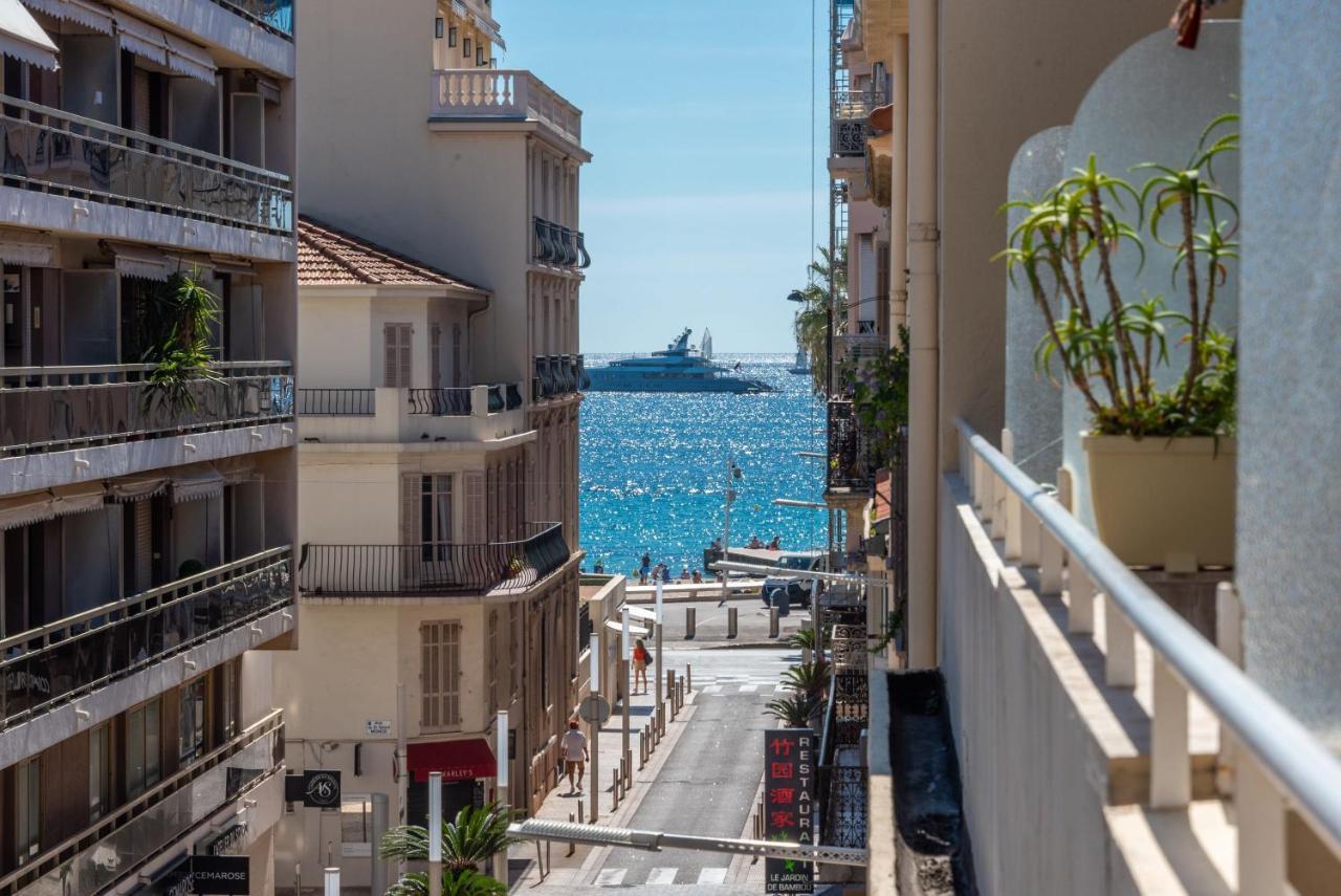 Large Studio - 50M Cannes Beach - Terrace Sea View 외부 사진