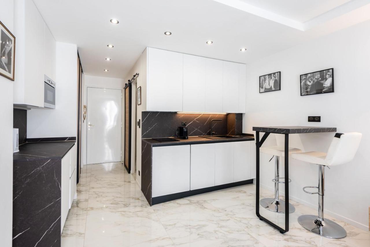 Large Studio - 50M Cannes Beach - Terrace Sea View 외부 사진
